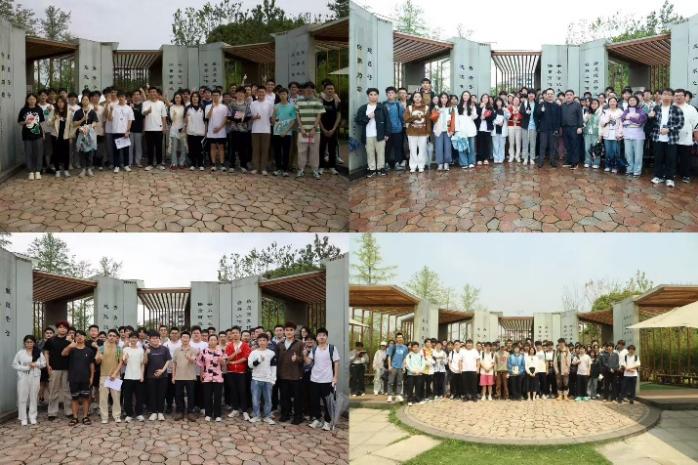 一群人站在房子前AI 生成的内容可能不正确。